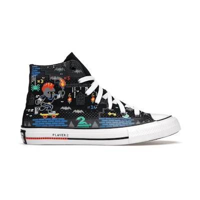 (GS) Converse Chuck Taylor All Star High 'Gamer - Knights and Skeletons'
