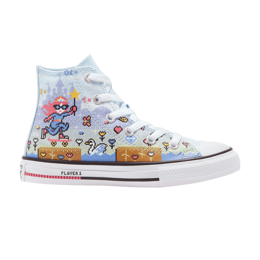(GS) Converse Chuck Taylor All Star High 'Gamer - Skateboarding Princess'