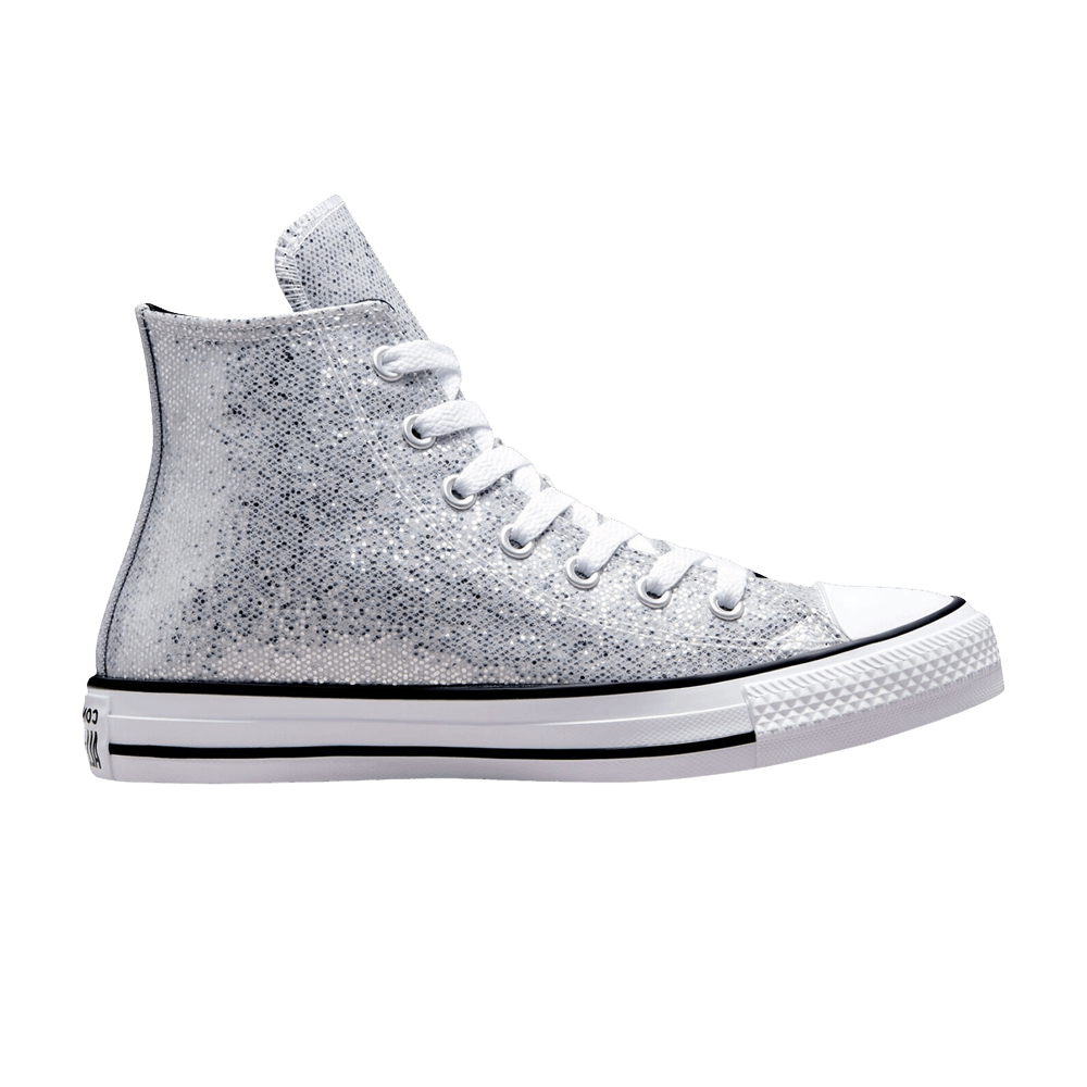 (Grade School) Converse Chuck Taylor All Star High 'Glitter - Silver' A01475C