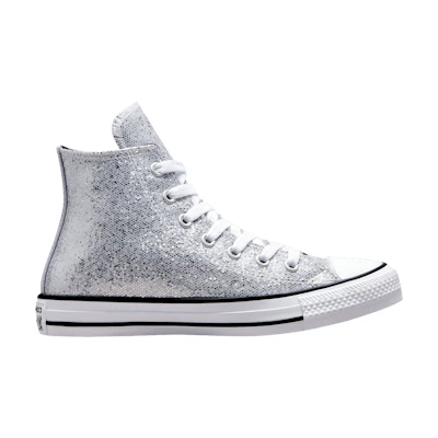 (GS) Converse Chuck Taylor All Star High 'Glitter - Silver'