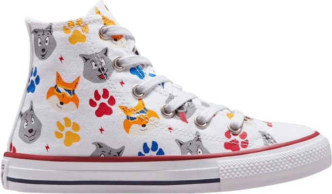 (Kanak-kanak) Converse Chuck Taylor All Star Tinggi 'Wolf Pack - Putih' 672912F Buy (Kanak-kanak) Converse Chuck Taylor All Star Tinggi 'Wolf Pack - Putih' 672912F