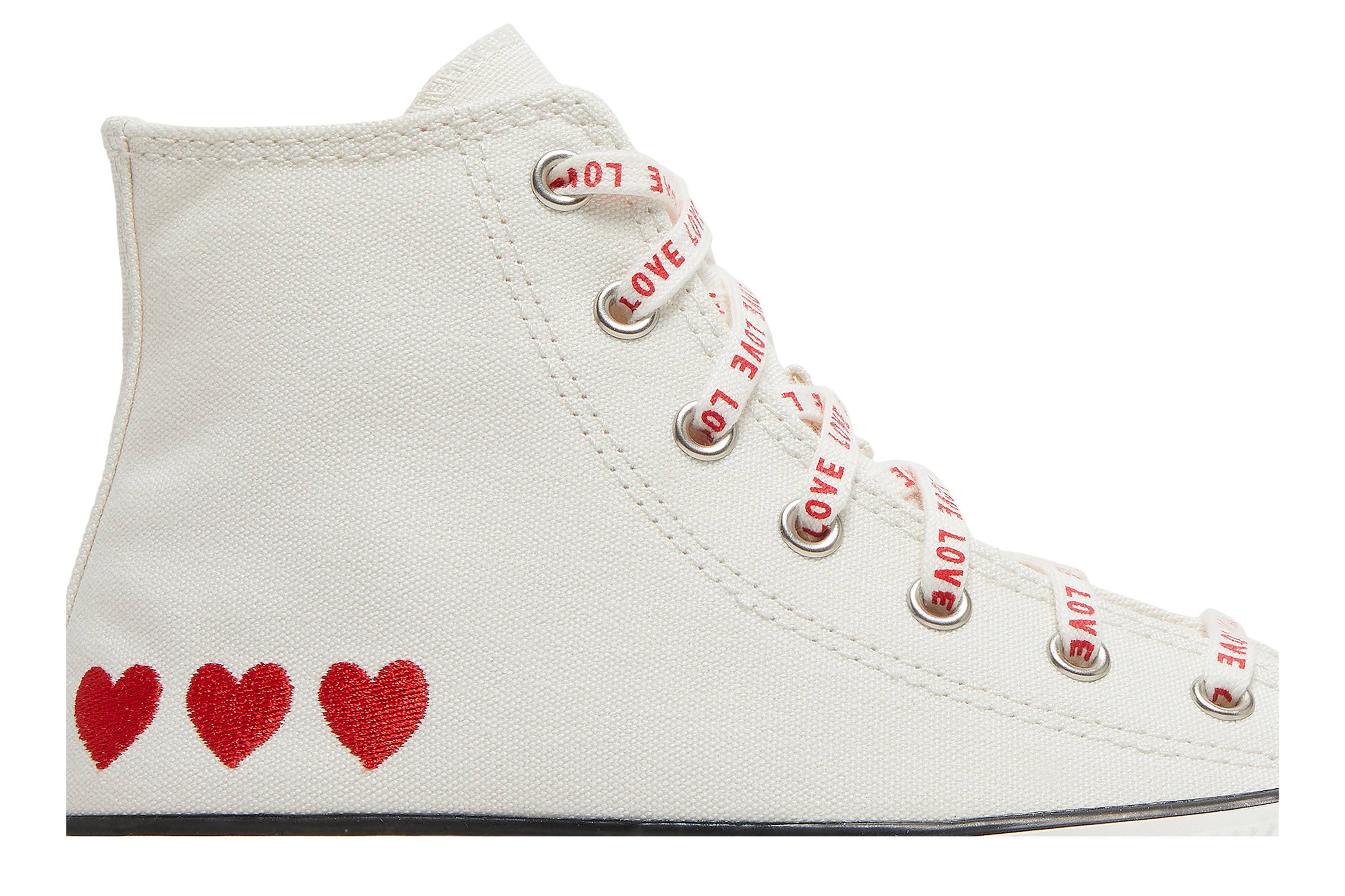 Order (小学款) Converse Chuck Taylor All Star 高帮 '绣花心' A02655F