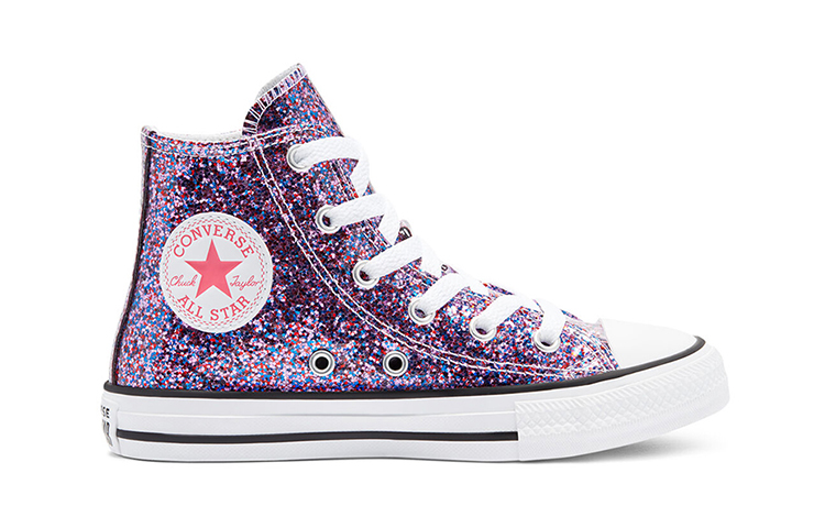 (GS) Converse Chuck Taylor All Star High 'Coated Glitter' 圖 2