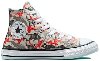 (Grade School) Converse Chuck Taylor All Star High 'Dino Daze - Tikus' 671598F Order (Grade School) Converse Chuck Taylor All Star High 'Dino Daze - Tikus' 671598F