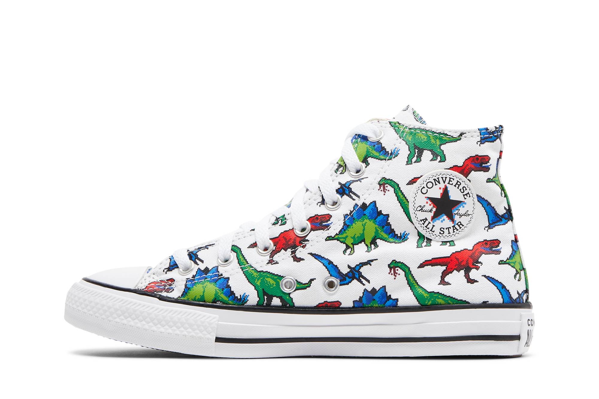 (GS) Converse Chuck Taylor All Star High '8-Bit Dino' 圖 3