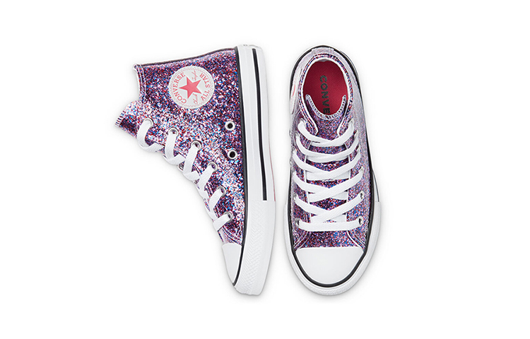 (GS) Converse Chuck Taylor All Star High 'Coated Glitter' 圖 5