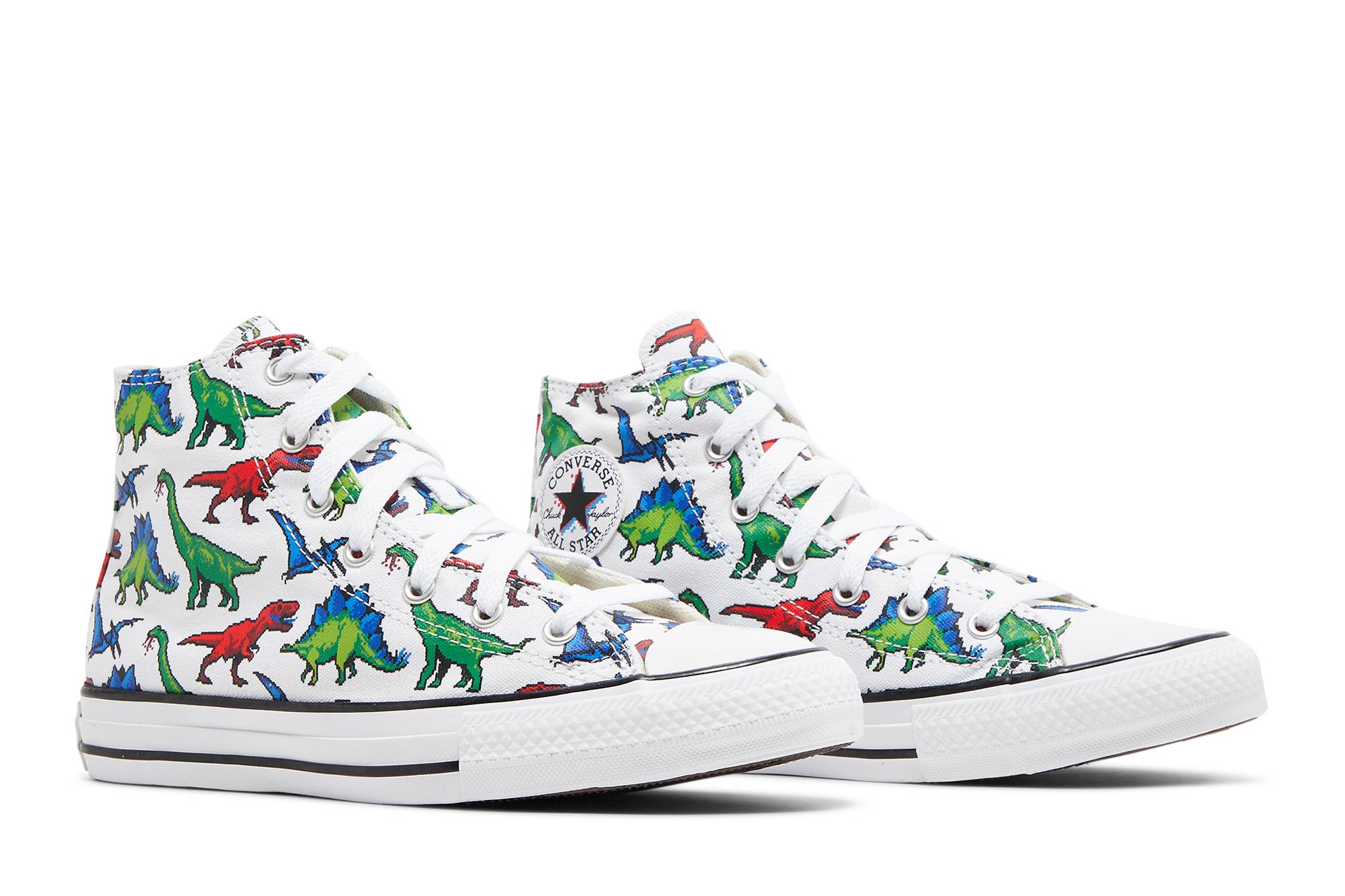 (GS) Converse Chuck Taylor All Star High '8-Bit Dino' 圖 8