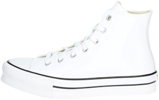 (Grade School) Converse Chuck Taylor All Star Lift Platform Leather High 'White Natural Ivory' A02486C (Grade School) Converse Chuck Taylor All Star Lift Platform Leather High 'White Natural Ivory' A02486C