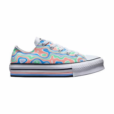 (GS) Converse Chuck Taylor All Star Lift Platform Low 'Color Swirl'