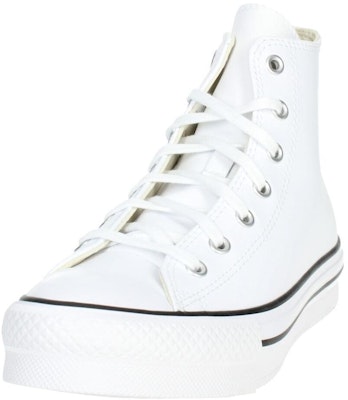 (Grade School) Converse Chuck Taylor All Star Lift Platform Leather High 'White Natural Ivory' A02486C Order (Grade School) Converse Chuck Taylor All Star Lift Platform Leather High 'White Natural Ivory' A02486C