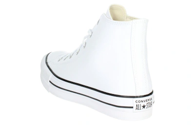 (Grade School) Converse Chuck Taylor All Star Lift Platform Leather High 'White Natural Ivory'