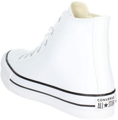 (Grade School) Converse Chuck Taylor All Star Lift Platform Leather High 'White Natural Ivory' A02486C Lookbook (Grade School) Converse Chuck Taylor All Star Lift Platform Leather High 'White Natural Ivory' A02486C