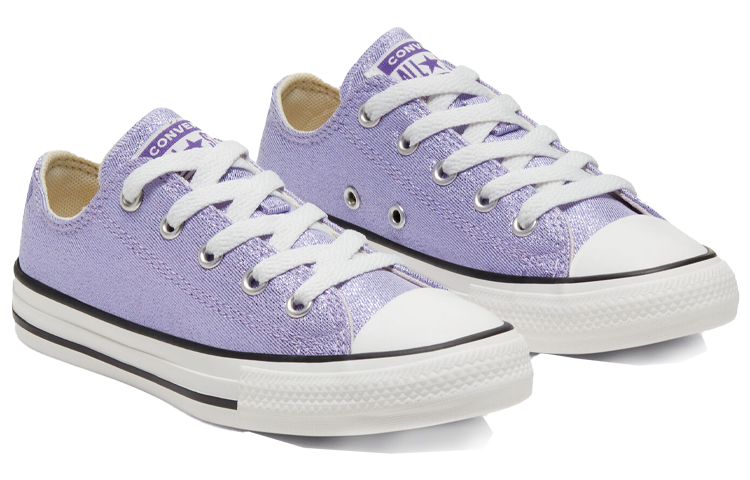 Lookbook （学童款）Converse Chuck Taylor All Star Low "夏日闪耀 - 月光紫" 667572F