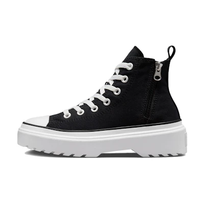 (GS) Converse Chuck Taylor All Star Lugged Lift Platform High 'Black White'