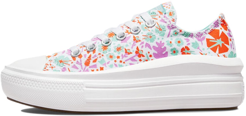 (Grade School) Converse Chuck Taylor All Star Move Platform Low 'Paper Floral' 272848C Buy (Grade School) Converse Chuck Taylor All Star Move Platform Low 'Paper Floral' 272848C
