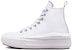 (Grade School) Converse Chuck Taylor All Star Move Platform 'Putih Pixel Ungu' A03667C