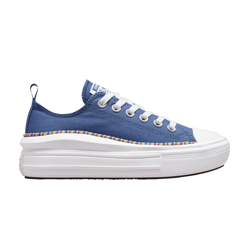 (Grade School) Converse Chuck Taylor All Star Move Platform Low 'Friendship Bracelet - Washed Indigo' 272854C