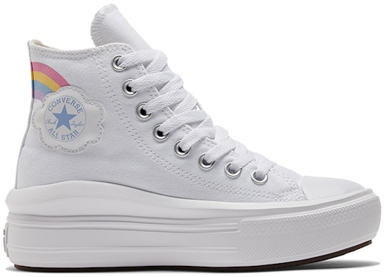 (Grade School) Converse Chuck Taylor All Star Move Platform High 'Rainbow Cloud' A04344C Order (Grade School) Converse Chuck Taylor All Star Move Platform High 'Rainbow Cloud' A04344C