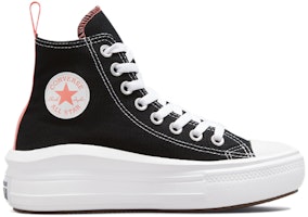 (Grade School) Converse Chuck Taylor All Star Move High 'Hitam Pink Salt' 271716C Order (Grade School) Converse Chuck Taylor All Star Move High 'Hitam Pink Salt' 271716C