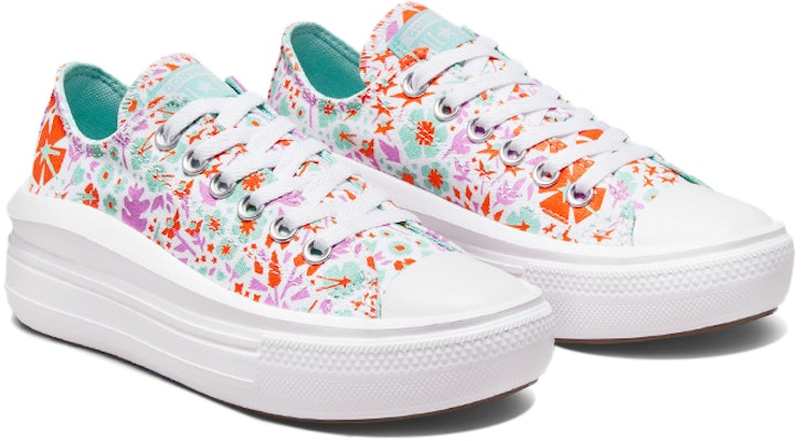 (Grade School) Converse Chuck Taylor All Star Move Platform Low 'Paper Floral' 272848C Lookbook (Grade School) Converse Chuck Taylor All Star Move Platform Low 'Paper Floral' 272848C