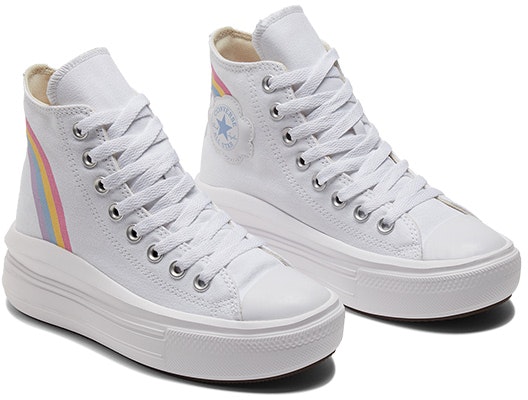 GS チャックテイラー ムーブ 厚底 レインボークラウド A04344C Lookbook GS チャックテイラー ムーブ 厚底 レインボークラウド A04344C