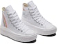Lookbook (Kanak-Kanak) Converse Chuck Taylor All Star Move Platform Tinggi 'Rainbow Cloud' A04344C