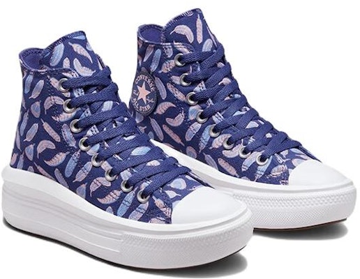 (Anak-anak) Converse Chuck Taylor All Star Move Platform High 'Bulu' A01515C Lookbook (Anak-anak) Converse Chuck Taylor All Star Move Platform High 'Bulu' A01515C