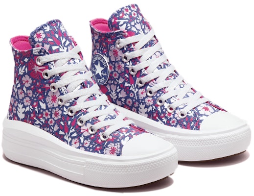 (小学款) Converse Chuck Taylor All Star 厚底高帮 '纸花-水洗靛蓝' 272847C Lookbook (小学款) Converse Chuck Taylor All Star 厚底高帮 '纸花-水洗靛蓝' 272847C
