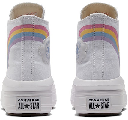 (Grade School) Converse Chuck Taylor All Star Move Platform High 'Rainbow Cloud' A04344C Shop (Grade School) Converse Chuck Taylor All Star Move Platform High 'Rainbow Cloud' A04344C