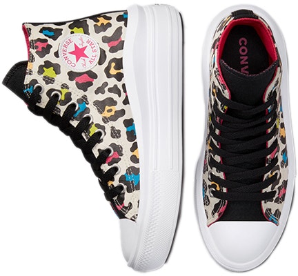 (小童款) Converse Chuck Taylor All Star Move 高帮 '豹纹' 272376C Shop (小童款) Converse Chuck Taylor All Star Move 高帮 '豹纹' 272376C