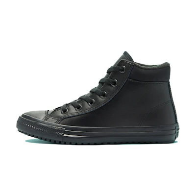 (GS) Converse Chuck Taylor All Star PC Boot Faux Leather High 'Triple Black'
