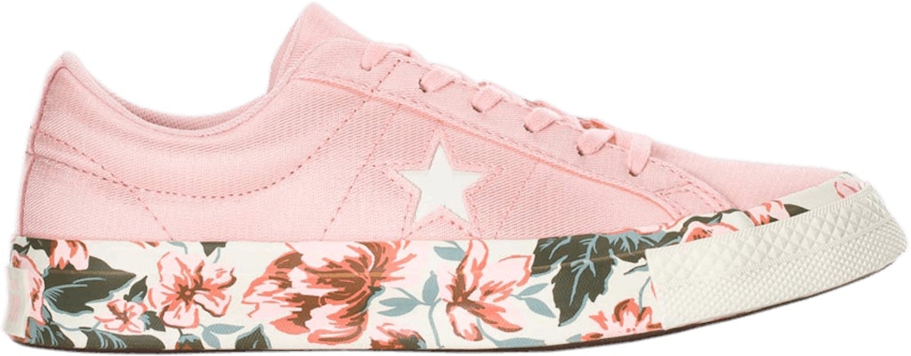 Buy Grade School Converse One Star Low Storm Pink Floral 262822C Novelship