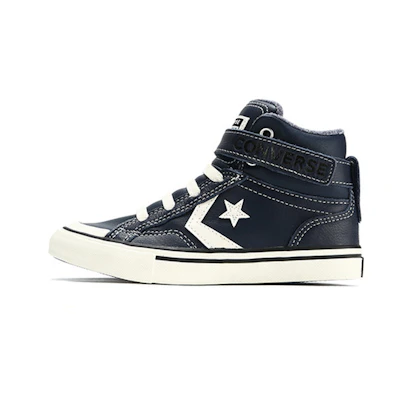 (GS) Converse Pro Blaze Strap High 'Leather & Heathered Knit - Lakeside Blue'