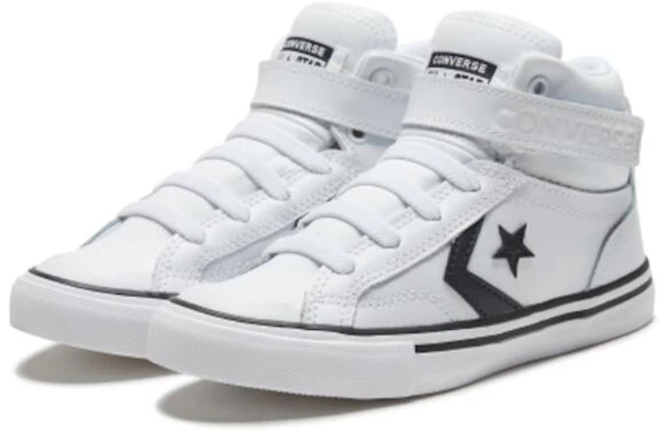 Converse Pro Blaze Strap High ''White Black'' (Grade School) Ragazzi. 663605C Shop Converse Pro Blaze Strap High ''White Black'' (Grade School) Ragazzi. 663605C