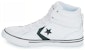 (Kanak-Kanak) Converse Pro Blaze Strap Leather Tinggi 'Putih Hitam' A01071C
