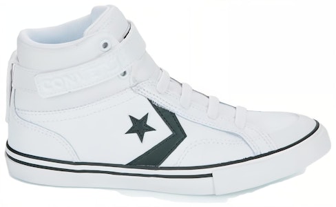 (小童款) Converse Pro Blaze Strap 皮革高帮 '白黑色' A01071C Order (小童款) Converse Pro Blaze Strap 皮革高帮 '白黑色' A01071C