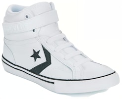 (國小)Converse Pro Blaze Strap 皮革高筒運動鞋 '白黑色' A01071C Shop (國小)Converse Pro Blaze Strap 皮革高筒運動鞋 '白黑色' A01071C