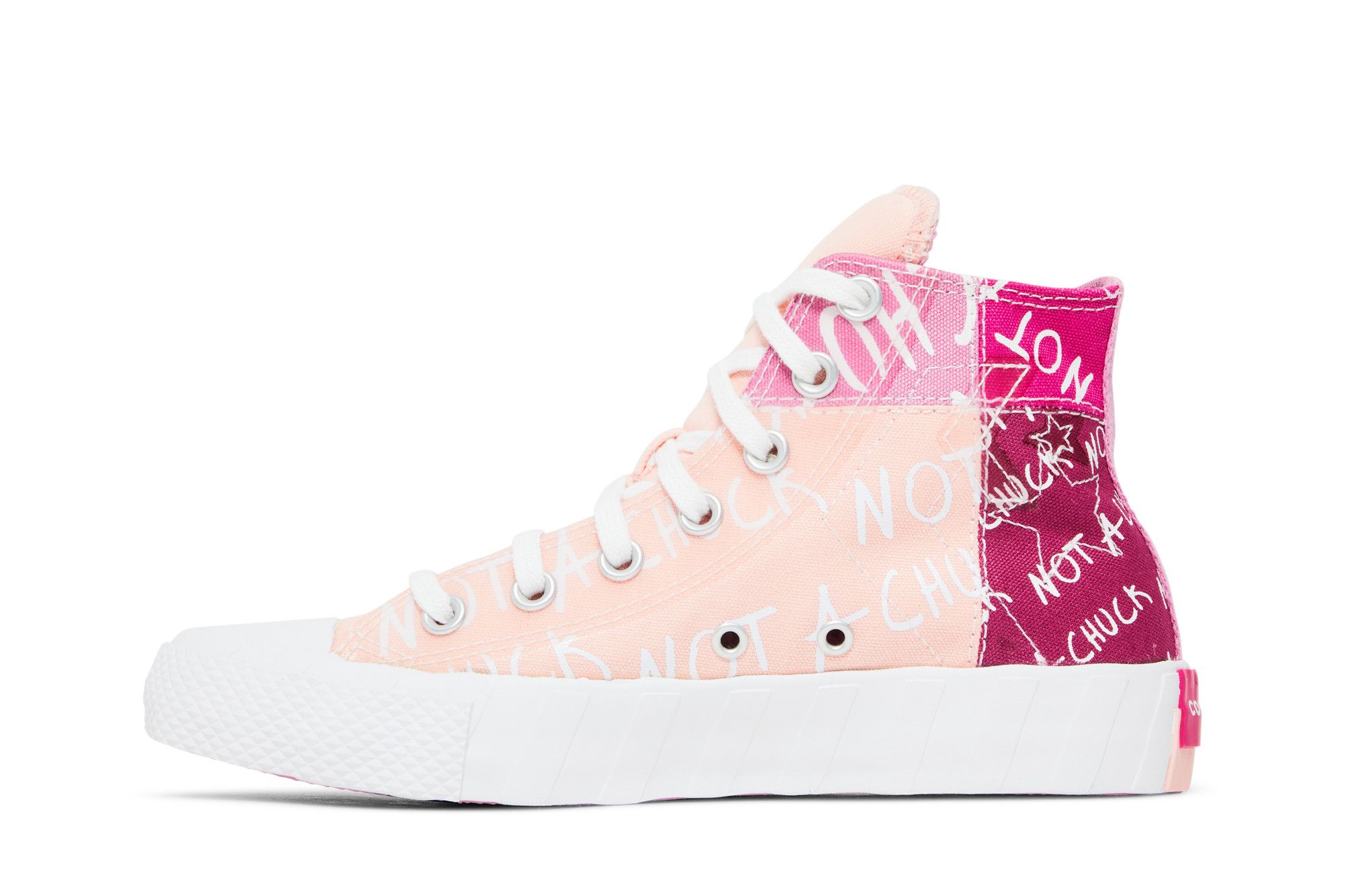 Lookbook （大童款）Converse UNT1TL3D 高筒「不是 Chuck - 風暴粉」272574C