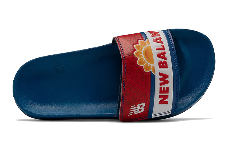 Lookbook (Kinder) David Sonnenblumenkerne x New Balance 200 Slides ''Blau'' YT200ADS