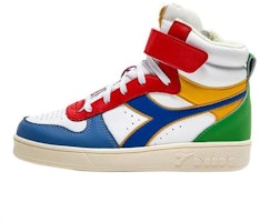 (Grade School) Diadora Magic Basket Mid Little Kid 'Primary Colorblock' 501-178316-D0581 (Grade School) Diadora Magic Basket Mid Little Kid 'Primary Colorblock' 501-178316-D0581