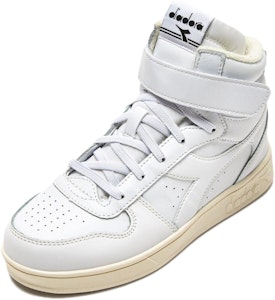 (小孩款) Diadora Magic 籃球鞋中筒童鞋 '純白' 501-178316-C6180 Lookbook (小孩款) Diadora Magic 籃球鞋中筒童鞋 '純白' 501-178316-C6180