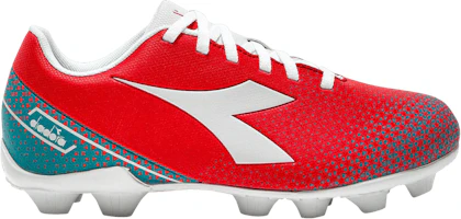 (Grade School) Diadora Pichichi 6 MD Big Kid 'Fluorescent Red Vapor Blue' 101-179613-D0664 (Grade School) Diadora Pichichi 6 MD Big Kid 'Fluorescent Red Vapor Blue' 101-179613-D0664