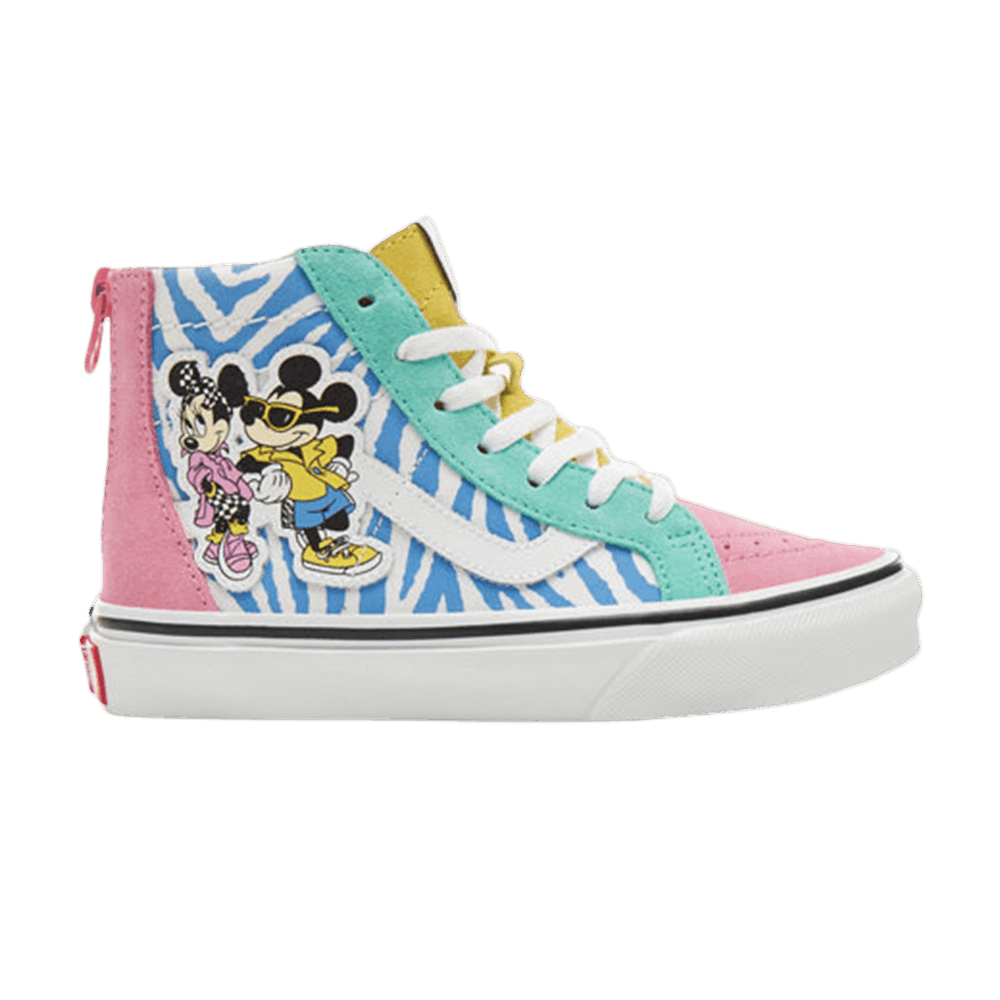 (Grade School) Disney x Vans Sk8-Hi Zip '80s Mickey' VN0A3276UJE