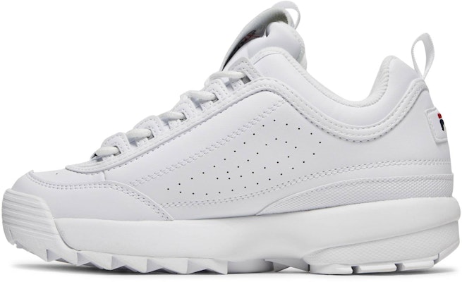 Grade School FILA Disruptor 2 K White FW02945 111