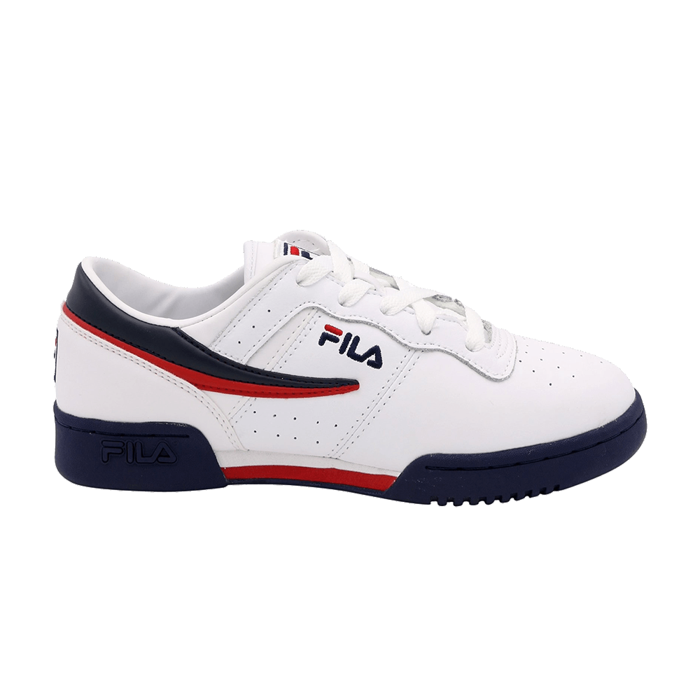 (Grade School) FILA Original Fitness 'White Navy Red' 3VF80105-150