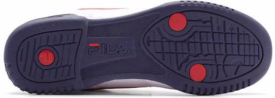 Purchase (FILA) 儿童复古运动鞋 '白色海军红' 3VF80105-150