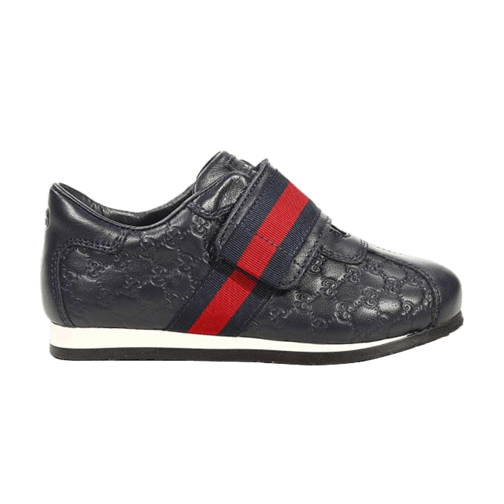 Buy (Grade School) Gucci Guccissima Velcro 'Hitam' 311492-BLNX0