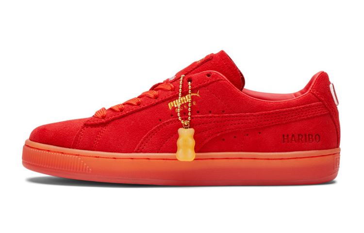 (Grade School) Haribo x Puma Suede 'Poppy Red' 382854-01
