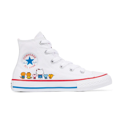 (GS) Hello Kitty Converse Chuck Taylor All Star High 'White'