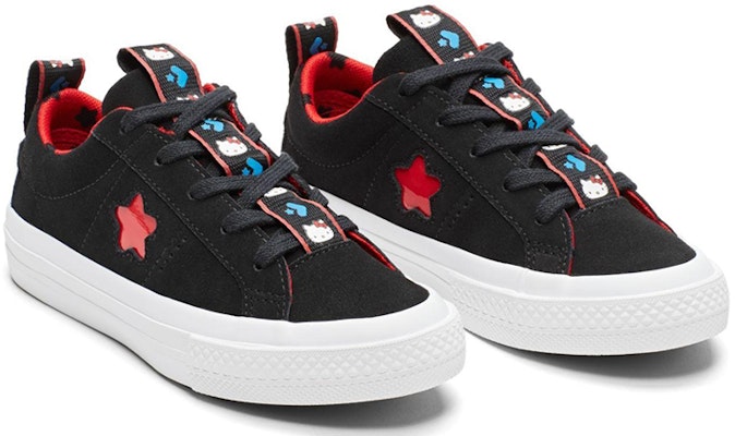 (Grade School) Hello Kitty x Converse One Star Low Top 'Black' 363906C Order (Grade School) Hello Kitty x Converse One Star Low Top 'Black' 363906C